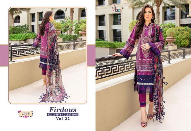 Firdous Exclusive Collection 22 Casual Wear Wholesale Cotton Pakistani Salwar Suits